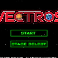 『VECTROS』（ベクトロス）は、NenetがiOSで1月16日から配信しているアプリ。iPhoneのジャイロセンサーによるシンプル操作と、ワイヤーフレームのグラフィックが特徴の3Dシューティングゲームです。