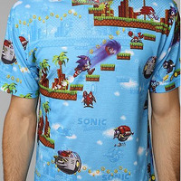 UrbanOutfitters : SONIC ALLOVER TEE