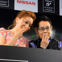 加藤茶、綾菜さん夫妻が挑戦！「GTアカデミー by 日産×プレイステーション 2015」開催発表会レポ