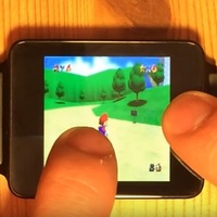 スマートウォッチで『マリオ64』『MHP2G』が動作！でも指でほぼ見えない…