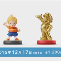 amiibo「リュカ」「ゴールドマリオ」12月17日発売、既に発売されているシリーズの年内再出荷も