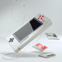 “もしゲームボーイが次世代ゲーム機になったら”がテーマのデザインコンセプト「GAME BOY 1up」