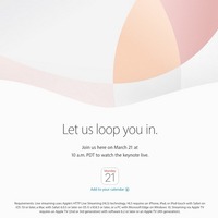 現地時間21日午前10時（日本時間22日午前2時）に開催されることになったAppleのスペシャルイベント