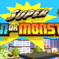 人類vs怪獣を描く8-bit風3Dアクション『Super Man Or Monster』がSteam配信！