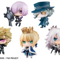 『FGO』のサーヴァントたちが、ゆーぽん氏のデフォルメイラストで立体化！「ぷちきゃら！ちみメガ」最新シリーズが6月7日より予約開始