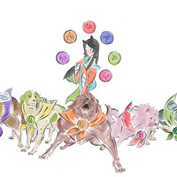スイッチ『大神 絶景版』「里見八犬伝」や「花咲かじいさん」のキャラクターを一挙紹介！