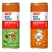 「ピカチュウ」「サルノリ」などをデザインした「ＵＣＣ ミルクコーヒー ポケモン缶」が数量限定で登場！