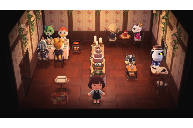 『あつまれどうぶつの森』心が落ち着くシックな雰囲気の「高級レストラン」を作ってみた！特別なひとときを求めて島民たちが続々来店 画像