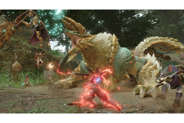 『モンハンライズ』参加人数に応じて、難易度が4段階に変化！ クエスト中の参加・離脱でも変動─「ハンターコネクト」と「グッド機能」でマルチが捗る 画像