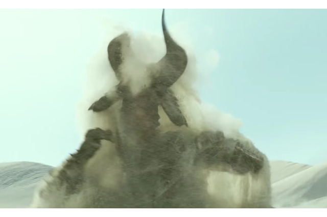 映画「モンスターハンター」地中から”ディアブロス亜種”が強襲!ファンお馴染みの場面を完全再現した最新映像公開 画像