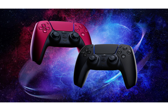 PS5用DualSenseコントローラーに新色「ミッドナイト ブラック」＆「コズミック レッド」が追加！6月10日発売予定 画像