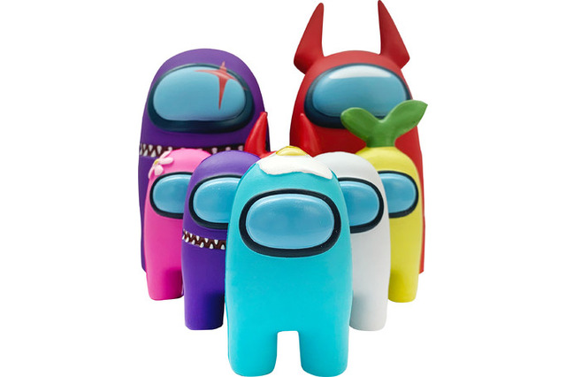 『Among Us』クルーもインポスターも握りつぶせる柔らかさ！可愛らしいスクイーズフィギュアが7月15日発売 画像