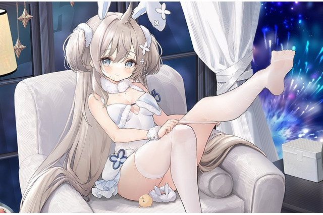 『アズレン』「海風」の着せ替え「もこもこふんわり」が見逃せない可愛さ!“畏れ多い”太ももが素晴らしい 画像