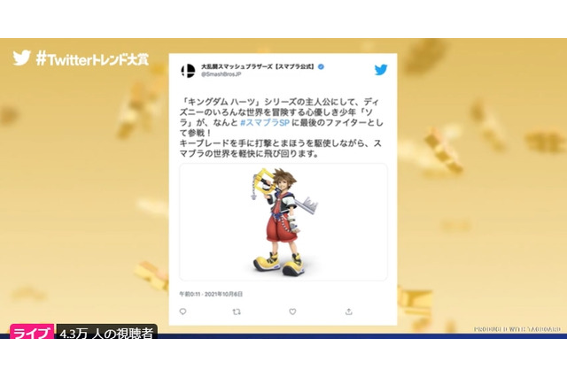 「#Twitterトレンド大賞」第8位に食い込んだゲームワードが『スマブラ』『ウマ娘』超え！？ ベスト20を全発表 画像