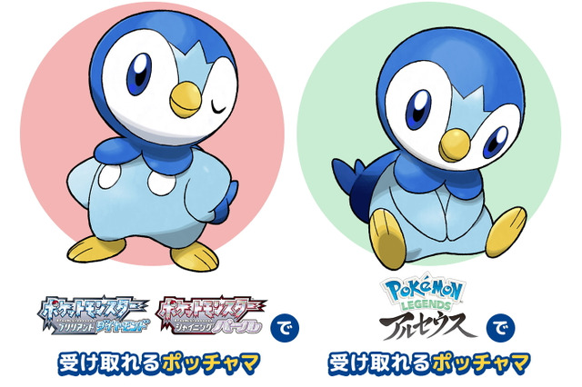 『ポケモン』特別な「ポッチャマ」をゲットだぜ!『ダイパリメイク』『アルセウス』でプレゼントキャンペーン開催決定 画像