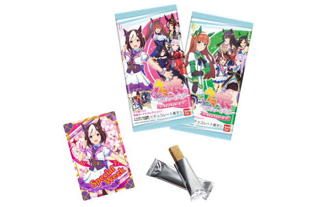ウマ娘たちのカード付き食玩「ウマ娘 ツインウエハース」本日1月24日発売!勝負服やサポカなど全28種 画像