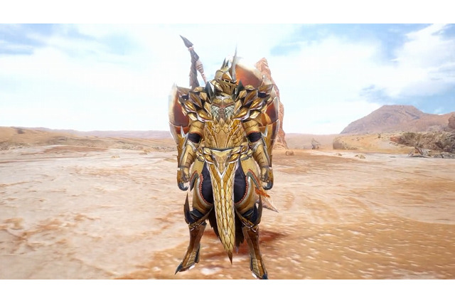 『モンハンライズ：サンブレイク』金色に光る「セルレギオス」装備に目を奪われる！鱗のデザインなどがより鮮明に 画像