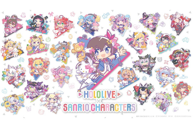 「ホロライブ」×「サンリオ」コラボビジュアル解禁!7月8日より“ホロサンリオグッズ”が発売へ 画像