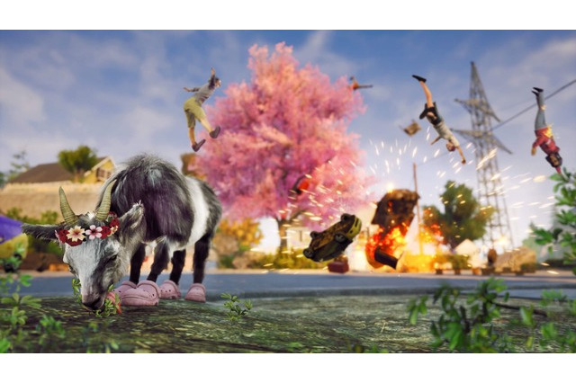飛び級進化の“ヤギゲー”、『Goat Simulator 3』むちゃくちゃな大暴れプレイ映像！11月17日発売予定 画像