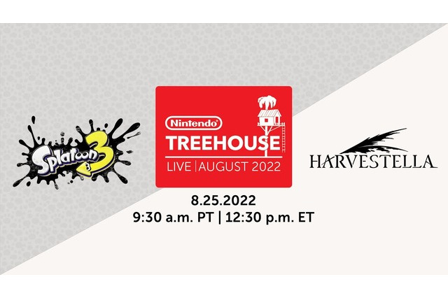 『スプラトゥーン3』前夜祭ステージなど！日本時間8月26日午前1時30分から「Nintendo Treehouse: Live | August 2022」配信 画像