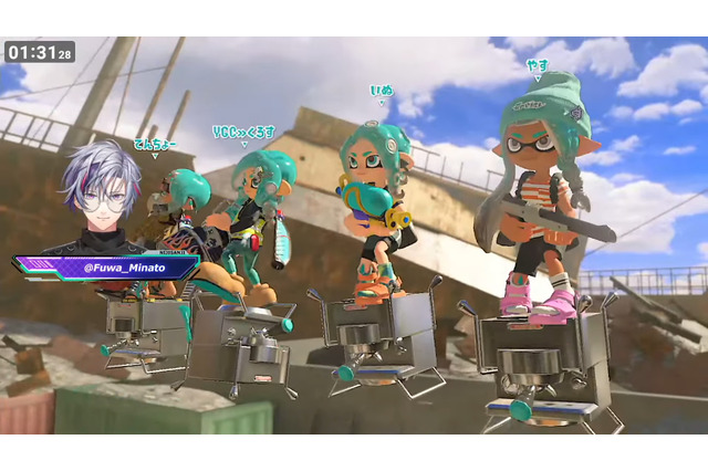 「にじさんじ」不破湊が『スプラトゥーン3』で有名プロと偶然マッチ!激アツバトルの行方は… 画像