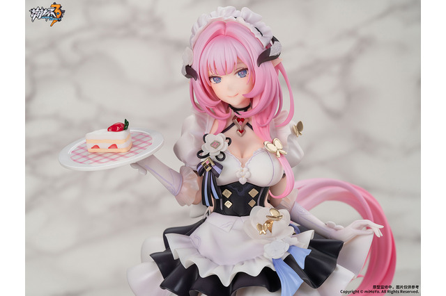 『崩壊3rd』エリシアが“ピンクのメイドさん♪”姿でフィギュアに！イチゴの様に甘くキュートな微笑みにメロメロ 画像