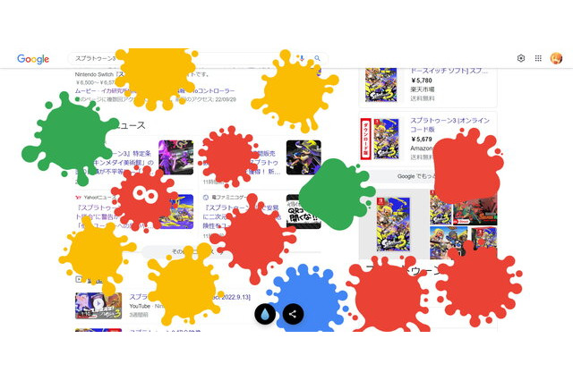 『スプラトゥーン』人気記事ランキング―イカした仕掛けでGoogle検索を塗りまくれ!『ポケモン』コラボフェスも決定 画像