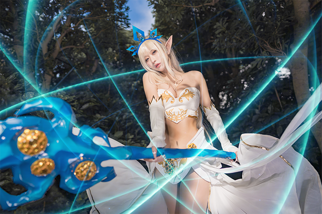 【コスプレ】『League of Legends』ジャンナの肉体美を完全再現!人気レイヤー・花宮いのり【写真8枚】 画像