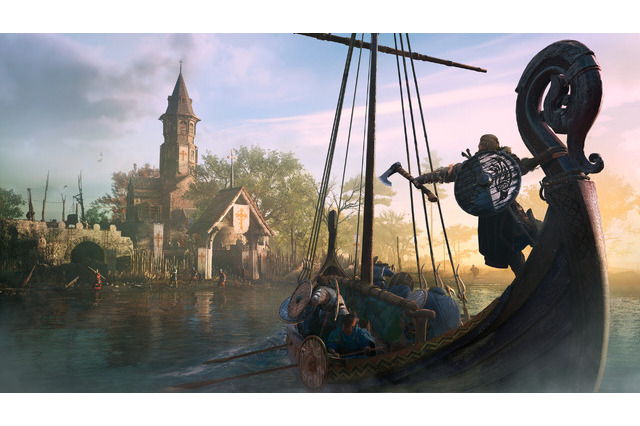 『アサシン クリード ヴァルハラ』×『モンハン：ワールド』コラボ発表！「オドガロン」の装備や「レイギエナ」のスカウトスキンがアサクリ世界に登場 画像