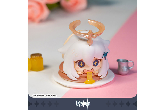 『原神』グルメを満喫する「パイモン」フィギュアが再販!ちょこっとちんまり、可愛いサイズ 画像