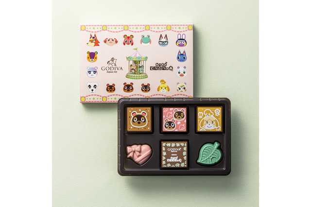 『あつ森』と「ゴディバ」がコラボ!食べるのがもったいない「限定バレンタインチョコ」本日6日から発売 画像