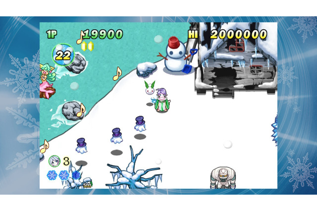 『雪ん娘大旋風　～さゆきとこゆきのひえひえ大騒動～』プレイレポ─見た目はキュート！中身は本格派の全方位シューティングゲーム 画像