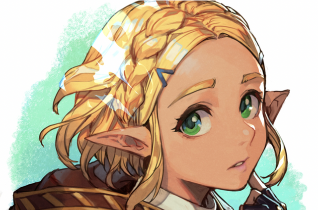 『ゼルダの伝説 ティアキン』ショートカットのゼルダ姫が可愛い！人気イラストレーター「はんくり」先生がファンアートを投稿 画像