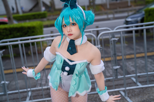 【コスプレ】「ニコ超」といえば初音ミク!お団子ヘアのミクバニーがめっちゃキュート!人気レイヤー・舞陽女【写真7枚】 画像