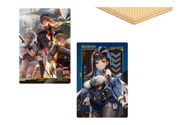 『勝利の女神:NIKKE』をモチーフにしたウエハースが予約受付開始!魅力的なニケ達がメタリックプラカードに 画像