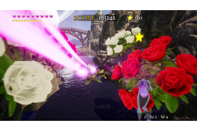 鈴木裕氏の手がける新作ファンタジーSTG『Air Twister』PC/コンソール向けに11月10日登場！侵略者たちに王女が「光の矢」で立ち向かう 画像