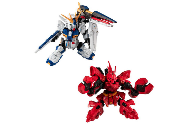 「νガンダム」 & 「サザビー」が手のひらサイズの可動フィギュアに！プレバン限定で、本日20日13時より予約受付開始 画像