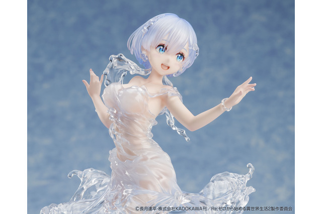 「リゼロ」“まるで本物の水”のようなドレス！透明感あふれる「レム」新作フィギュアが、どこから見ても美しい 画像