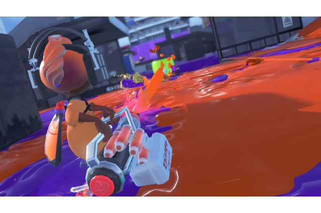 『スプラトゥーン3』追加ブキ「イグザミナー」詳細公開―フルチャで高威力&高速連射を発揮する新スピナー！ 画像