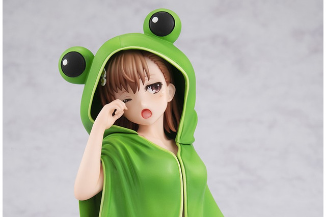 フードを脱いだら大胆な姿に!「御坂美琴」新作フィギュアは、眠そうな顔と笑顔のギャップが魅力 画像