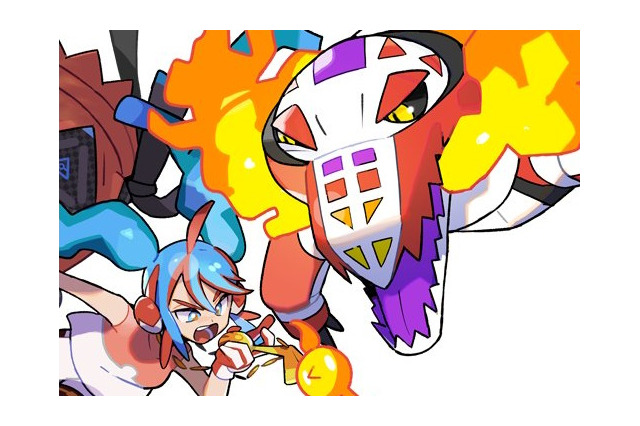 『ポケモン』×「初音ミク」第3弾コラボイラスト公開！ラウドボーンと組んだ「ほのお使いのミク」がお披露目 画像
