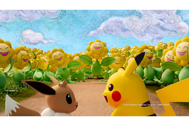 ピカチュウとイーブイが“ゴッホ”の世界に?『ポケモン』とゴッホ美術館が異種コラボレーション 画像