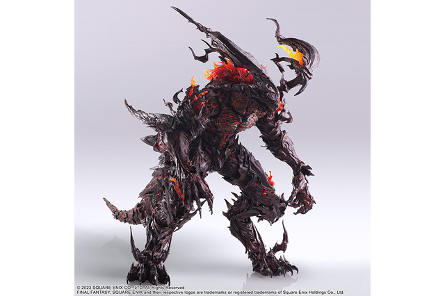 『ファイナルファンタジーXVI』から「召喚獣イフリート」フィギュアが登場！豊富な可動域とクリアパーツの迫力がすごい 画像
