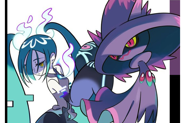 『ポケモン』×「初音ミク」第14弾コラボイラスト公開!ムウマージと組んだ「ゴースト使いのミク」がお披露目 画像