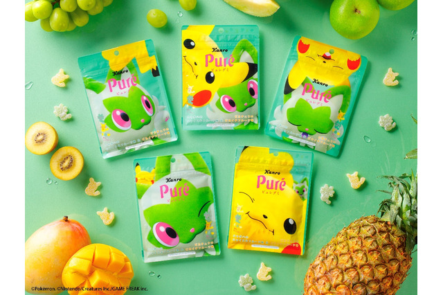大人気「ピュレグミポケモン」に新作登場！「ニャオハ」のグミ粒は食べるのがもったいないくらいキュート 画像