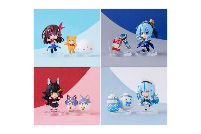 ホロライブ「ときのそら」「星街すいせい」らがデフォルメフィギュアに!「あん肝&ぬんぬん」などを含めた全8種がラインナップ 画像
