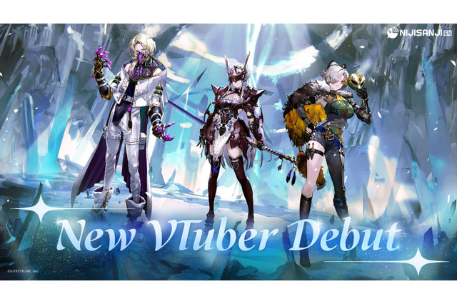「にじさんじEN」より新VTuberデビュー!魔法×ファンタジーな3名のライバーが本日26日から活動開始 画像