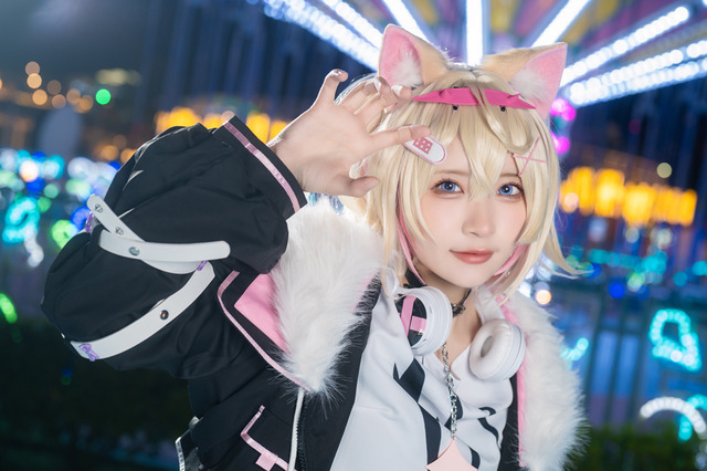 【コスプレ】イルミに映える人気ホロメンが勢揃い!”ふわもこ”に”あくたん””おかゆ”に”すいちゃん”も―美麗レイヤー6選【写真32枚】 画像