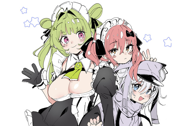 コロコロコミック新連載の「NIKKE公式マンガ」がやっぱりデカい…！第1話の扉絵公開で、青少年たちの“癖”が心配される 画像