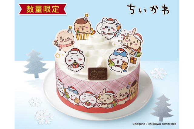 ファミマで「ちいかわのクリスマスケーキ」が数量限定販売！柄尻にちいかわが付いた「オリジナルスプーン」もセットに 画像